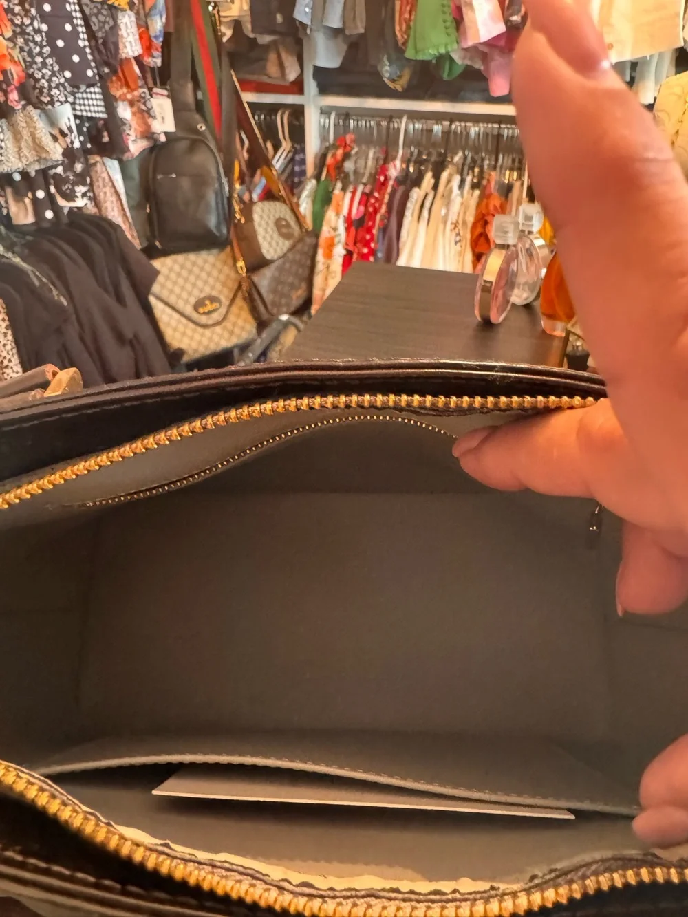 Louis Vuitton glossy patent